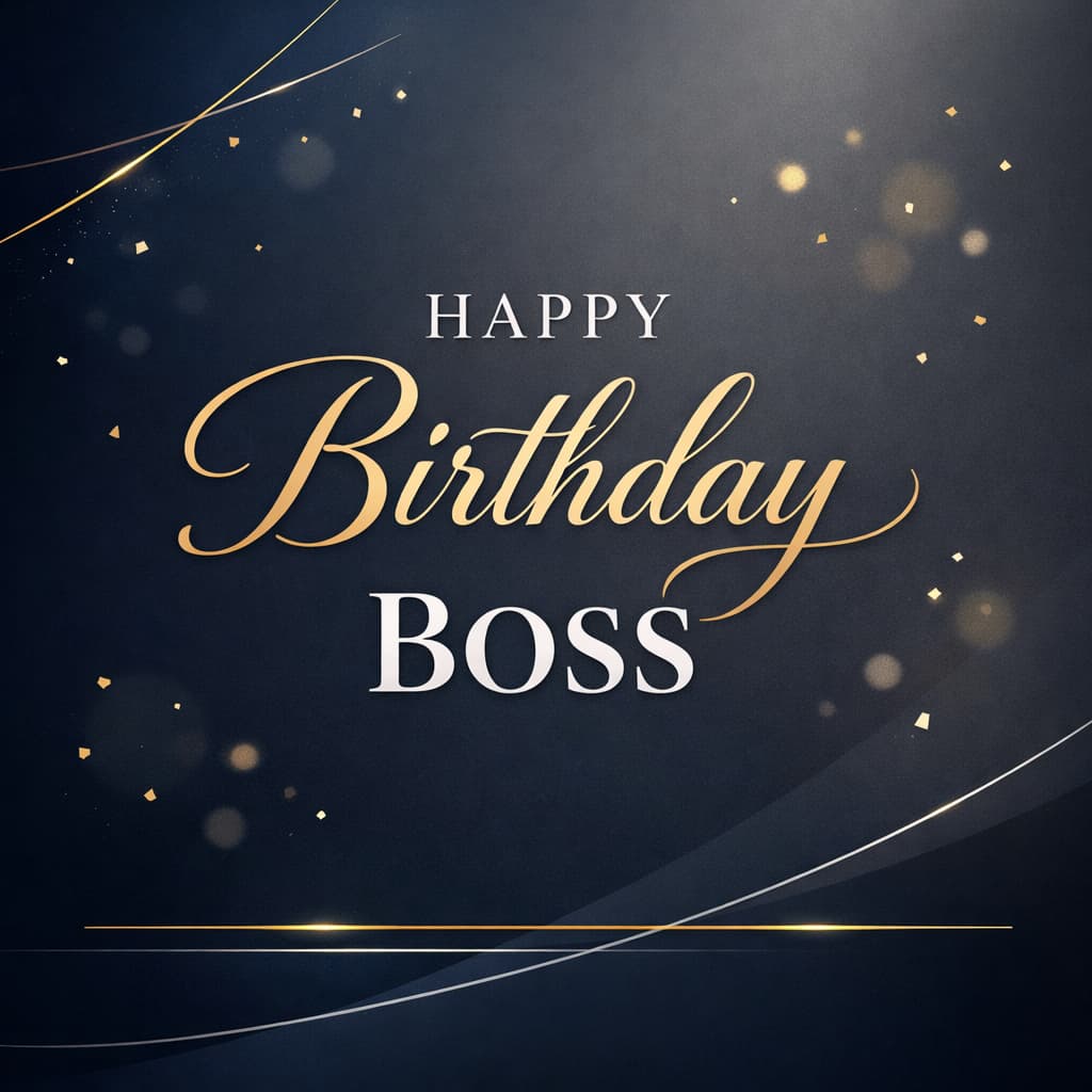 Birthday Wishes for Boss