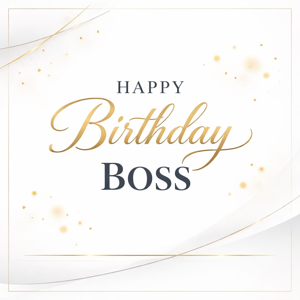 Birthday Wishes for Boss