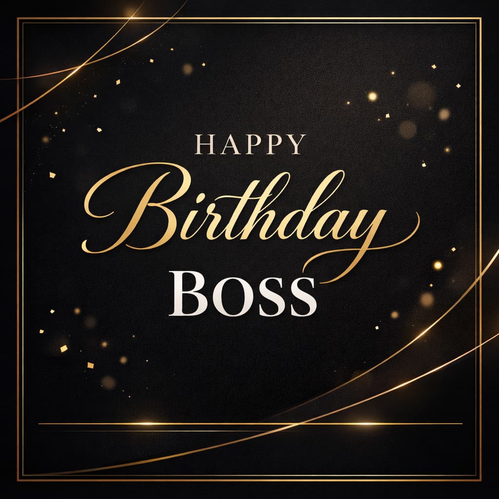 Birthday Wishes for Boss