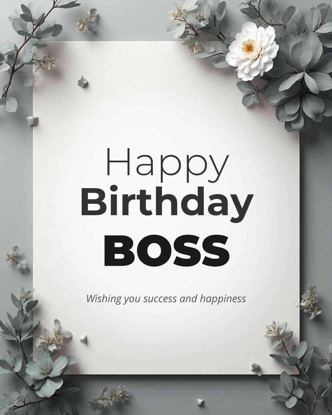 Birthday Wishes for Boss