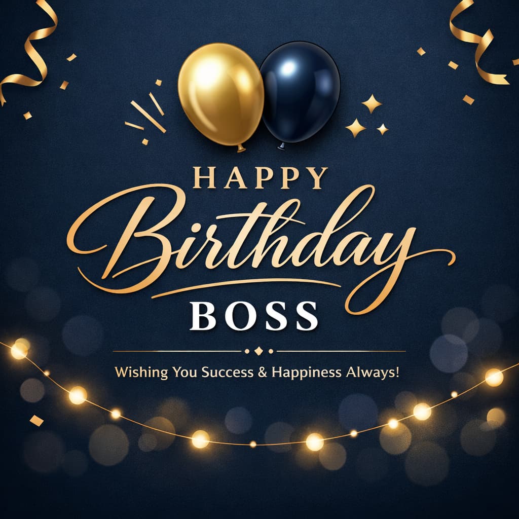 Birthday Wishes for Boss