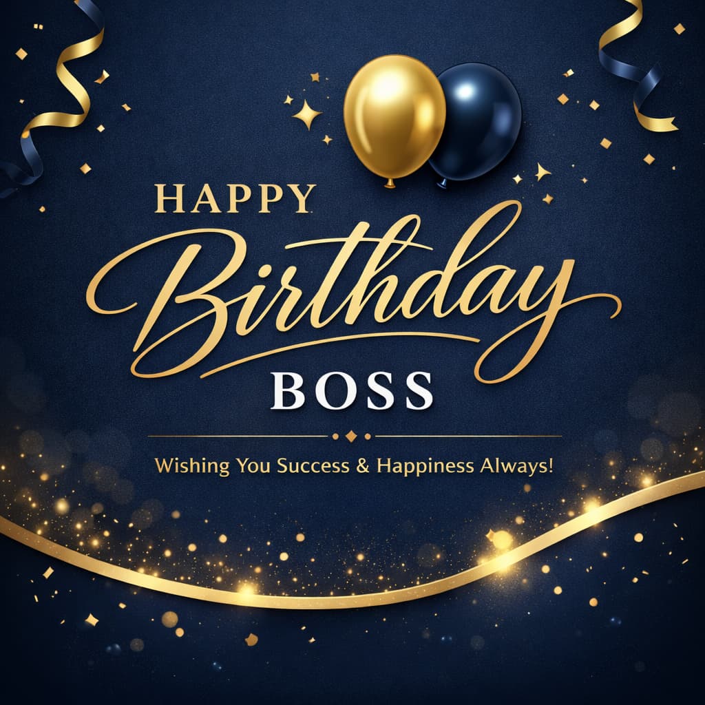 Birthday Wishes for Boss