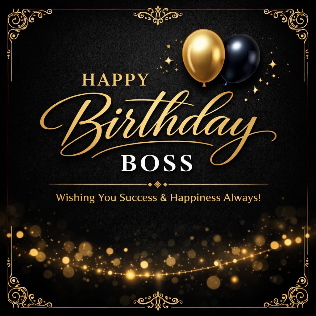Birthday Wishes for Boss